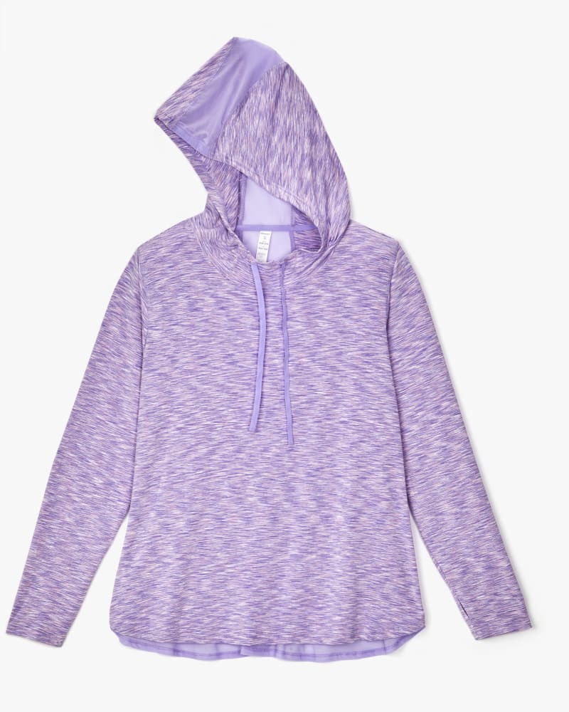 Front of plus size Phoebe Space-Dyed Hoodie by Marika | Dia&Co | dia_product_style_image_id:144784